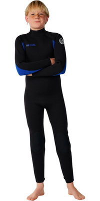 2026 Rip Curl Junior Trad 5/4mm Back Zip Wetsuit 14ZBFS - Blue